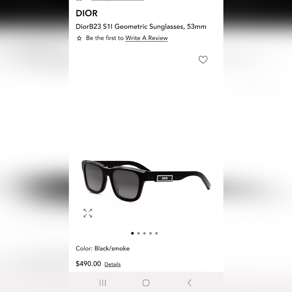 DiorB23 S1I Geometric Sunglasses, 53mm/ BNWOT/ Gorgeous